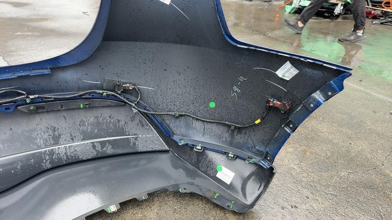⭕ 2020-2022 Tesla Model Y Rear Bumper Cover w/ Park Sensor & Valance Blue - PPSB