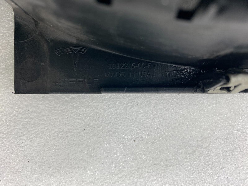 101221500F ⭕12-23 Model S Left Rocker Panel Scuff Plate Molding w/ Rubber Seal 1012215-00-F