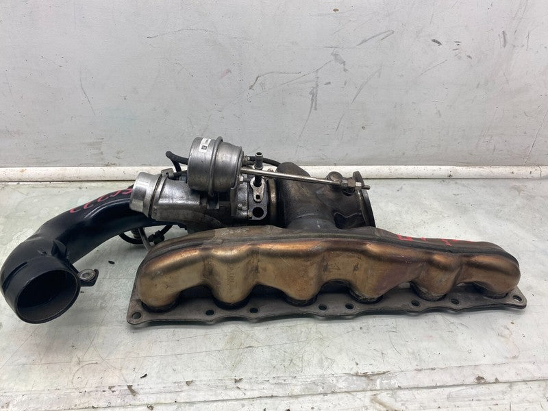 13717583727-04 2009-2017 BMW 5-Series Engine Turbocharger w/ Exhaust Manifold & Intake Duct OEM