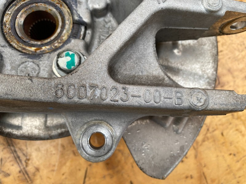 600643200A ⭕ 12-15 Model S Rear Driver Side Spindle Knuckle w/ Wheel Hub Left 6006432-00-A