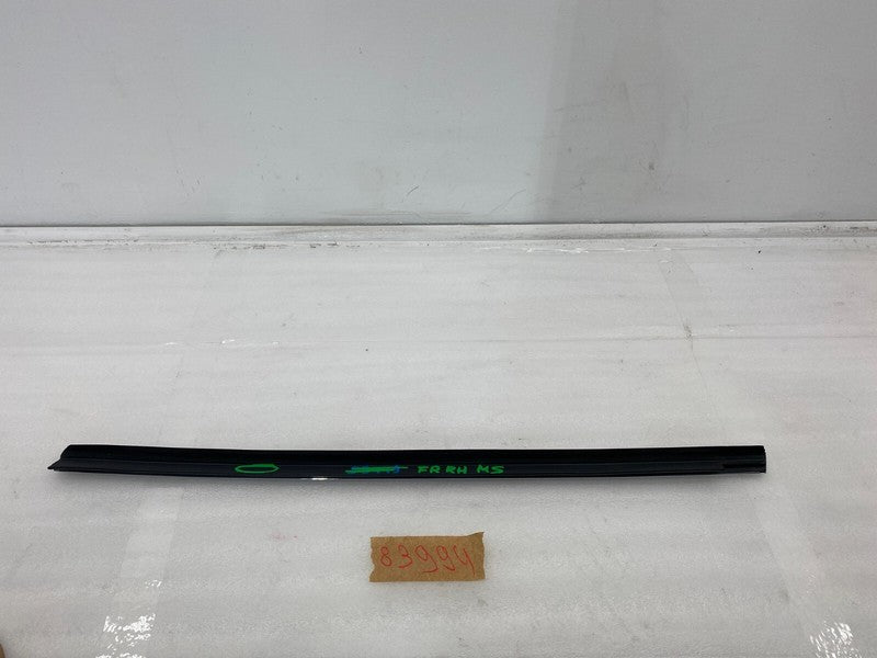 ⭕ 12-20 Tesla Model S Front Passenger Side Door Window Outer Belt Molding Right