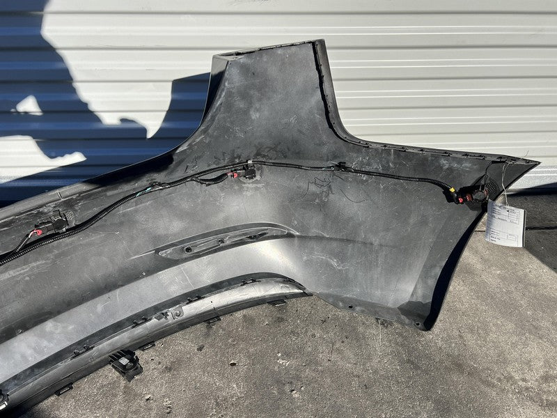 ⭕ 2017-2022 Tesla Model 3 Rear Bumper + Valance Park Sensor & Harness Black PBSB