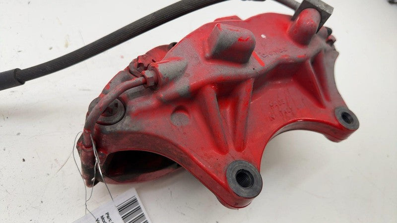 ⭕ 2012-2020 Tesla Model S Front Driver Side Caliper Red w/ Brake Hose