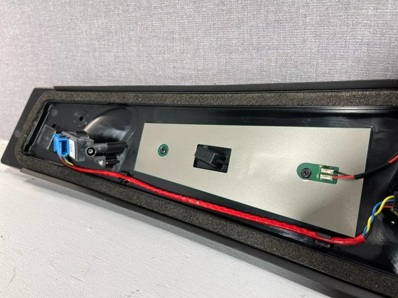 110043700E ⭕ 17-23 Model 3 Left B-Pillar Applique Glass Trim Molding w/ Camera 1100437-00-E