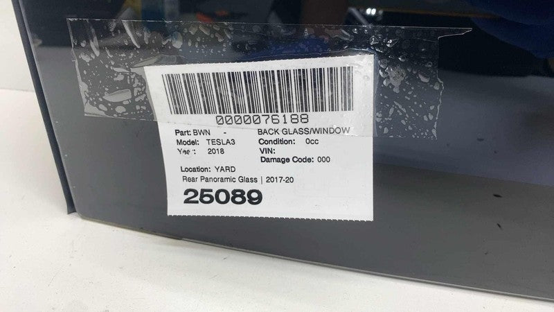 ⭕ 2017-2020 Tesla Model 3 M3 Middle Panoramic Sunroof Fixed Roof Glass Moonroof