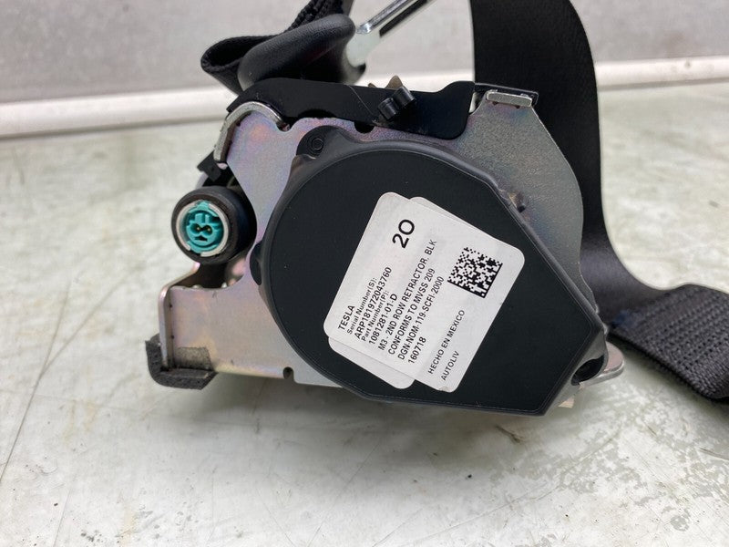 1081281 01 E ⭕17-23 Tesla Model 3 Rear Left or Right 2nd Row Seat Belt Retractor 1081281-01-E