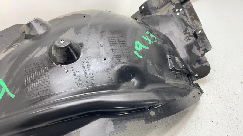 51717394815 ⭕ 18-24 BMW X3 X4 Front Left Forward Inner Fender Liner Splash Shield 10799510