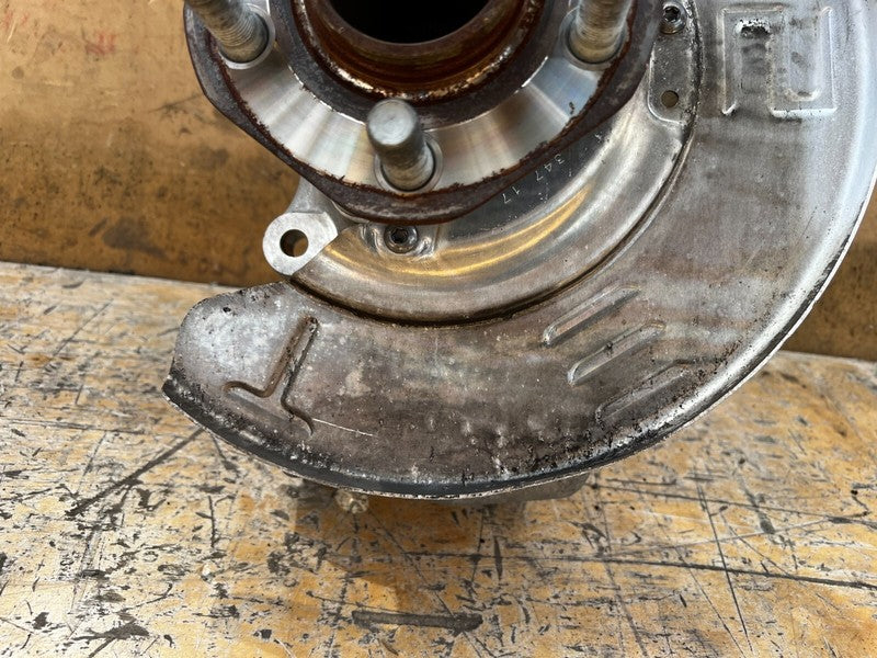 104431600E 17-23 Model 3 Front Right RWD Spindle Knuckle w/ Wheel Hub & Shield 1044316-00-E