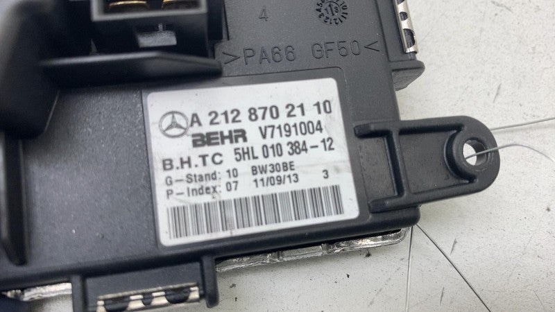 A 212 870 21 10 ⭕ 2010-2016 Mercedes W212 E350 E550 AC Blower Motor Resistor Module A2128702110