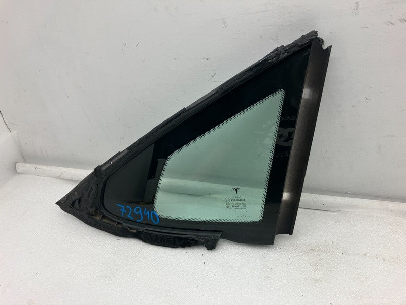 E6 43R-008010 ⭕ 16-20 Tesla Model S Rear Passenger Side Quarter Fixed Glass Right 1051821-99-A