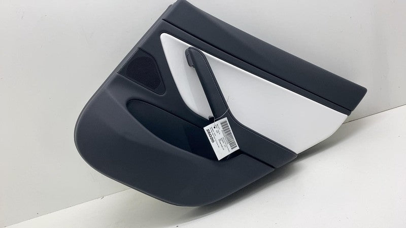 1105096 00 E 2017-2020 Tesla Model 3 M3 Rear Passenger Side Door Panel Trim Cover White Right