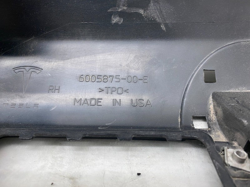 ⭕12-20 Model S Passenger Side Skirt Rocker Molding Sill Panel Right 60