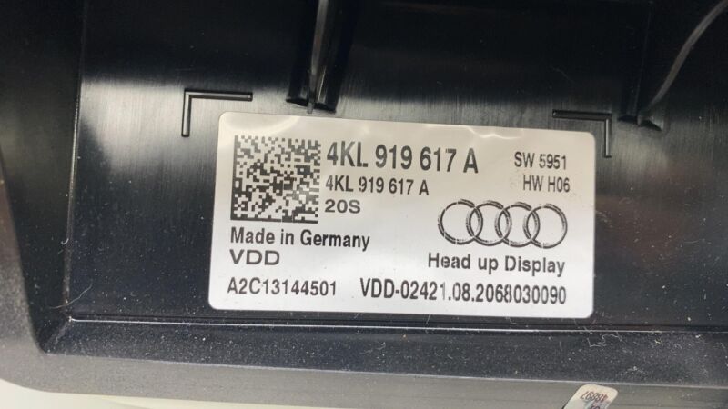 4KL919617A ⭕2020-2021 Audi E-Tron GPS Navigation Control Module Heads-Up Display 4KL919617A
