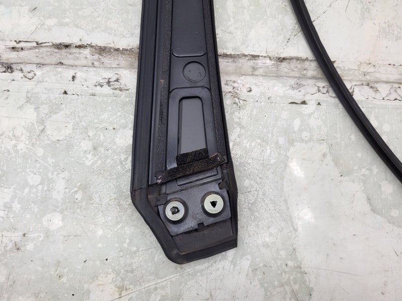 1032364 00 C ⭕ 16-20 Tesla Model X Right B-Pillar Applique Glass w/ Rubber Seal 1032364-00-C