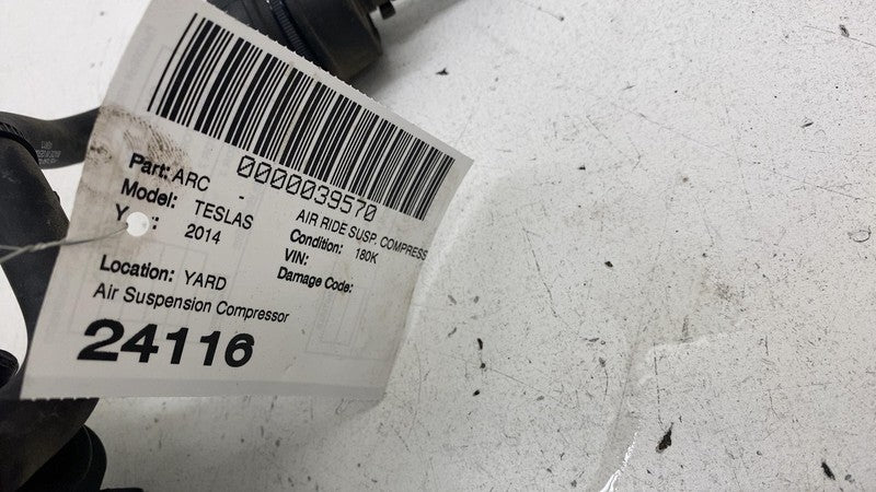 ⭕ 12-15 Tesla Model S Air Suspension Compressor Supply Unit w/ Bracket