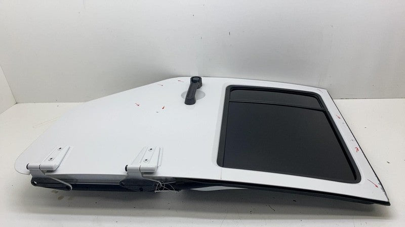 ⭕ 12-18 Jeep Wrangler Rear Passenger Door Panel + Window Glass Right White - PW7