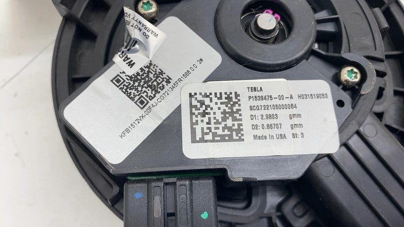 ⭕ 2020-2023 Tesla Model 3 Heater HVAC A/C Blower Fan Motor Assembly 15