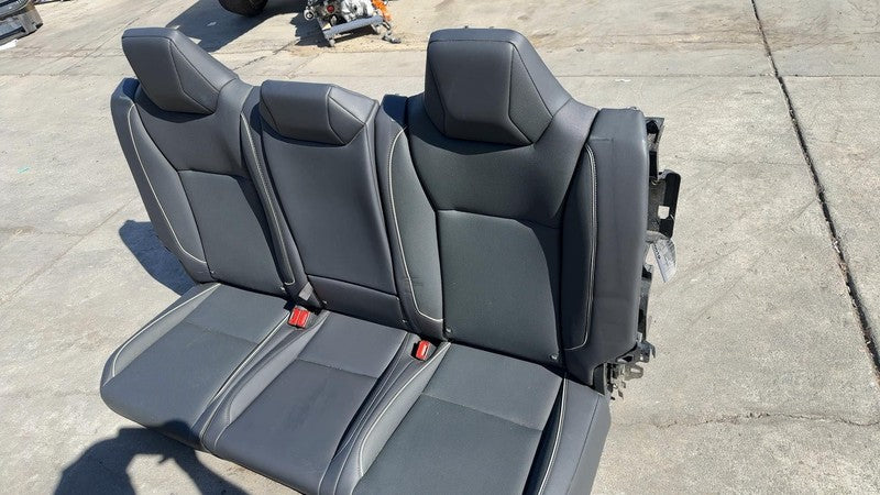 ⭕ 24-25 Tesla Cybertruck Rear 2nd Row Seat Upper & Lower Cushion Black Complete