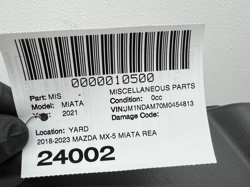 N248 68 4G2 ⭕ 2018-2023 Mazda MX-5 Miata Rear Back Partition Cover Panel Trim N248-68-4G2