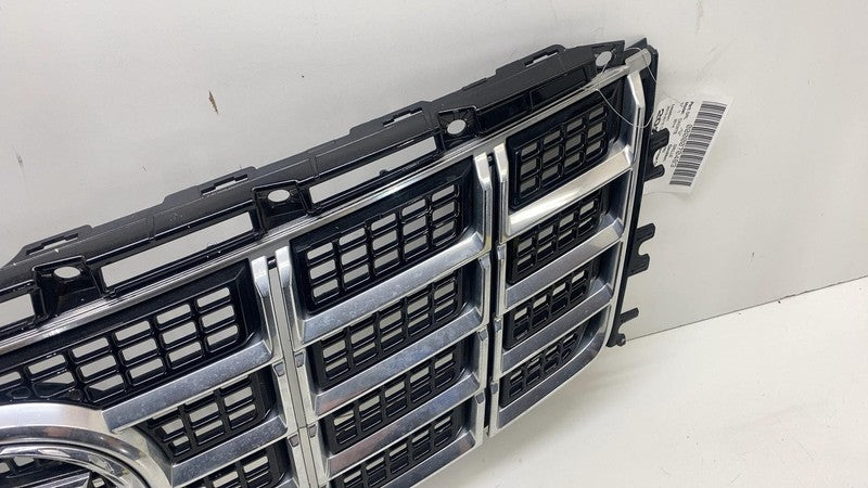 ⭕ 2013-2015 Cadillac XTS Front Bumper Upper Chrome Grille w/ Emblem As