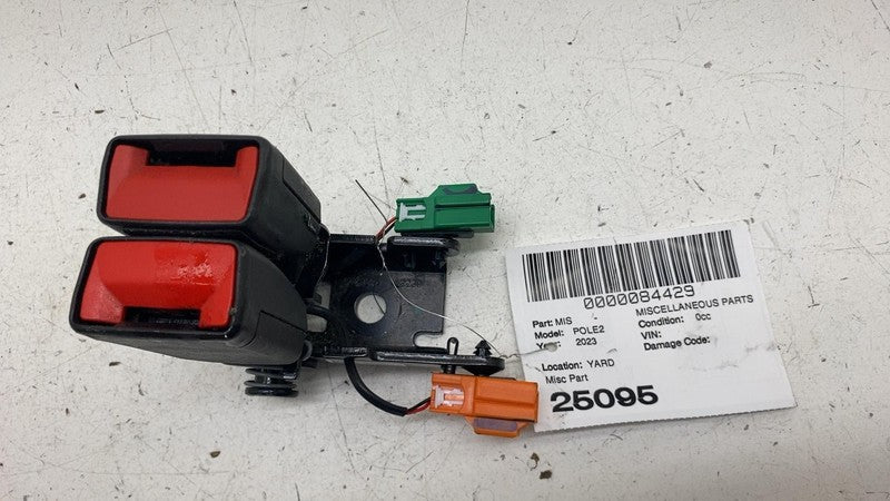 31675959 ⭕ 2021-2023 Polestar 2 Rear Left & Center Dual Seat Belt Catch Buckle 31675959