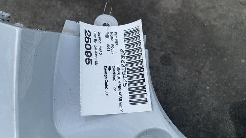 ⭕2021-2023 Polestar 2 Rear Bumper Cover Assy w/ Park Sensor & Valance Silver 729