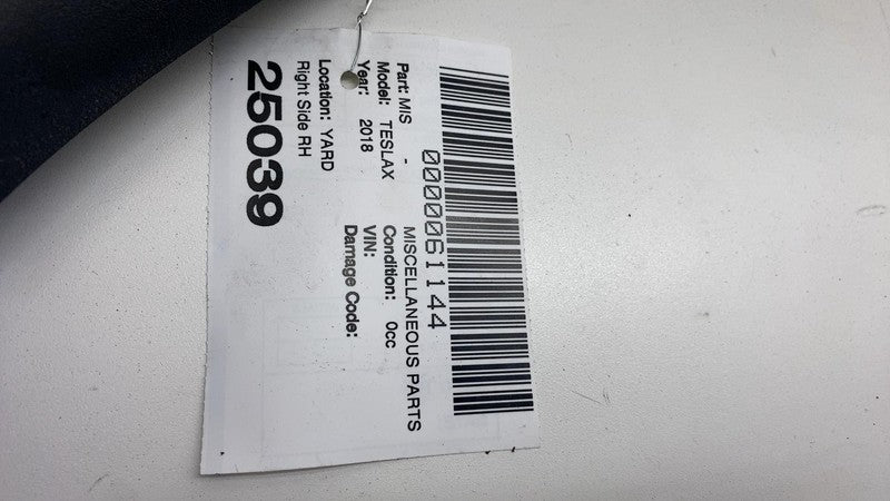 110514500B ⭕ 2016-2020 Tesla Model X Rear Driver Side Sill Trim Cover Left LH 1105145-00-B