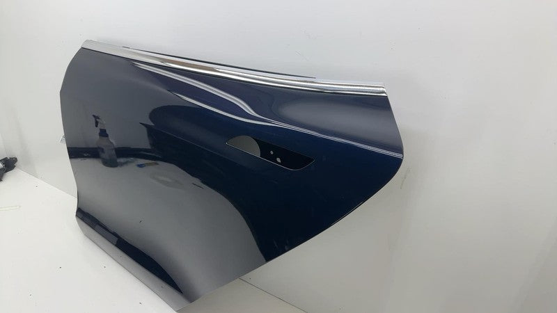 ⭕2012-2015 Tesla Model S Rear Driver Side Door Shell Panel Left LH Blu