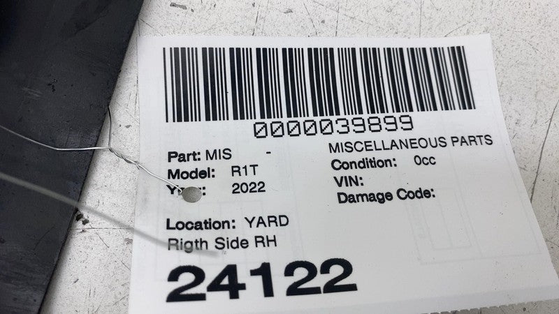 ⭕ 22-24 Rivian R1T Rear Right Underbody Battery Shield Cover Panel PT0