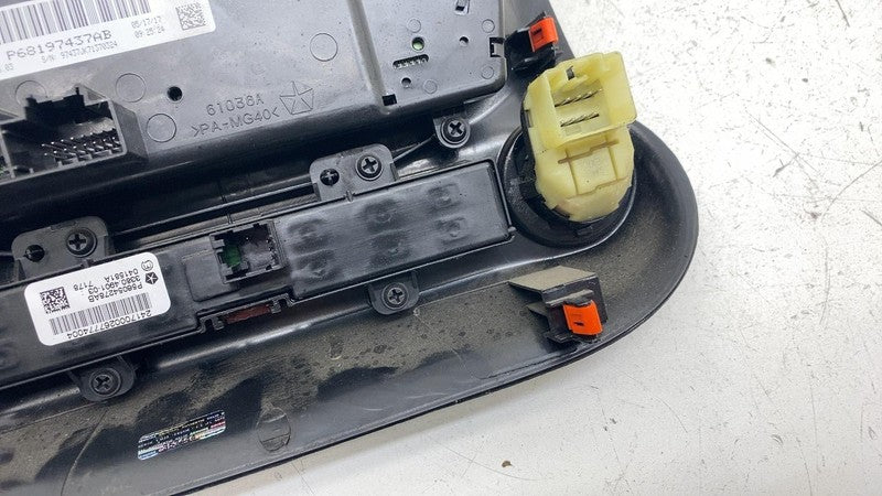 68197437AB ⭕ 14-17 Jeep Wrangler Dash Dashboard Heat A/C Climate Control Panel 68197437AB