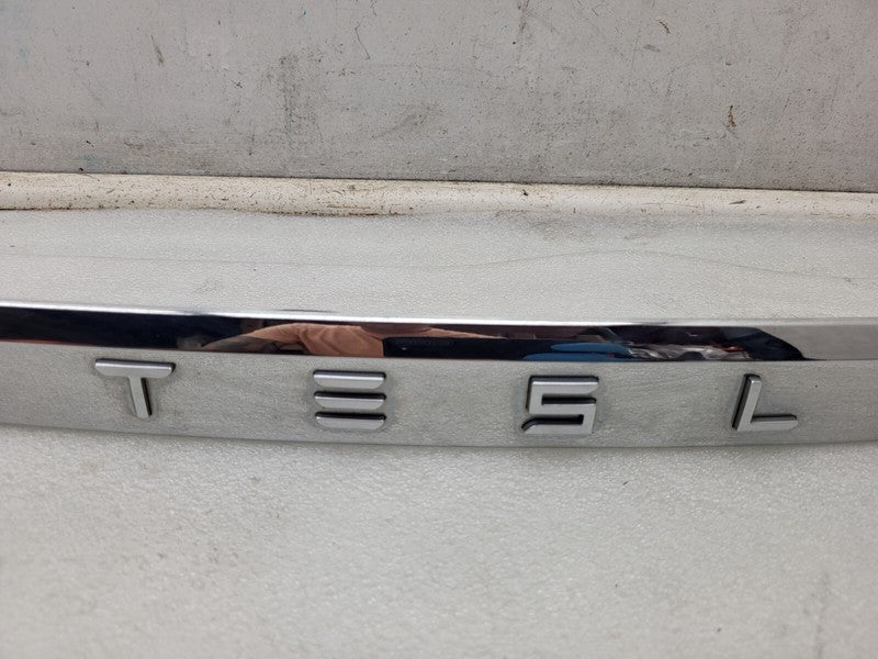 ⭕ 2016-2020 Tesla Model X MX Rear Trunk Lid Mold Chrome Molding OEM 10