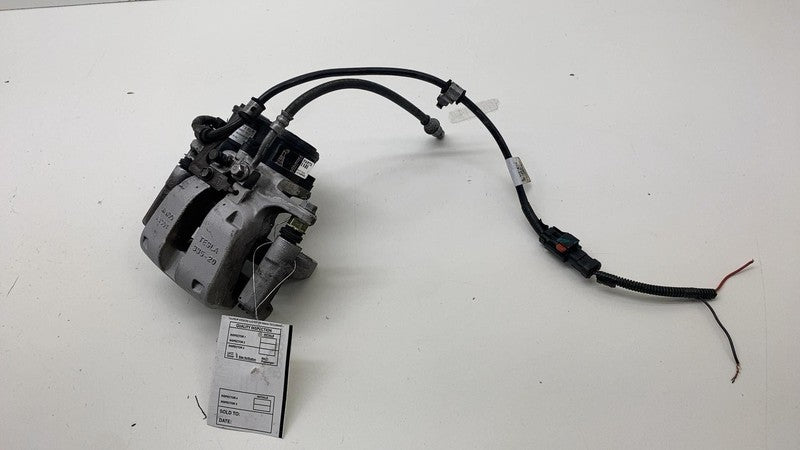 1044623-00-J ⭕ 2017-2025 Tesla Model 3 Rear Left Caliper w/ Brake Line Hose BASE 1044623-00-J