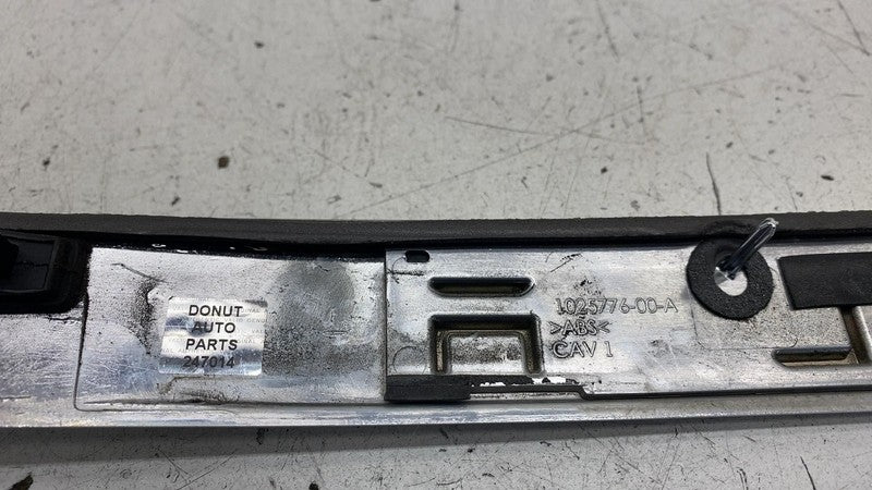 ⭕ 12-20 Tesla Model S Rear Liftgate Trunk Lid Chrome Trim Molding 1025