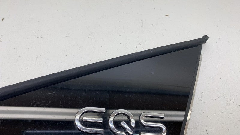 A2976702300 ⭕22-25 EQS 450+ V297 Front Left Exterior A-Pillar Quarter Glass Trim A2976702300