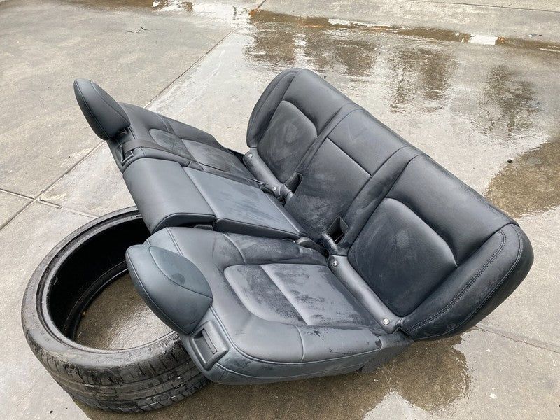 0 ⭕ 2020-2022 Tesla Model Y Rear 2nd Row Seat Upper & Lower Cushion Black Assembly