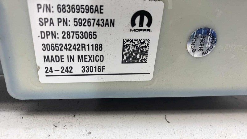 68368918AH ⭕ 2017-2025 Chrysler Pacifica Rear Right Sliding Door Track w/ Motor 68368918AH