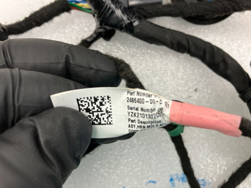 248640000C ⭕ 2021-2023 Model S Rear Right Door Wiring Harness Cable Wire Loom 2486400-00-C