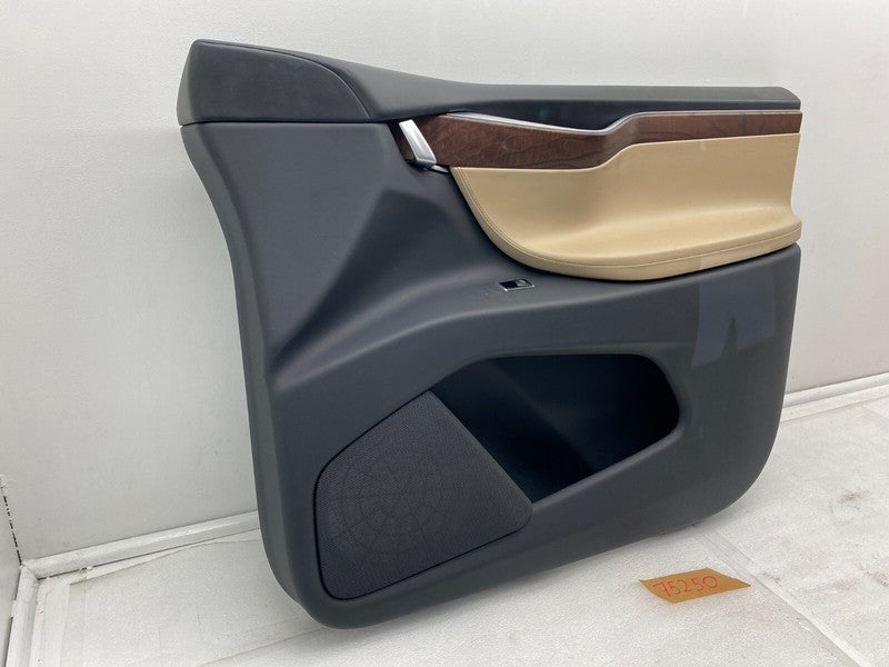 105548313F ⭕16-20 Model X MX Front Right Door Panel Trim Card Cover w/ Molding 1055483-13-F