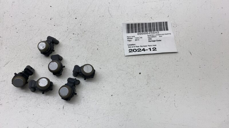 104847302A 12-20 Model S X Bumper Bar Parking Distance Control Park Sensor x6 1048473-02-A