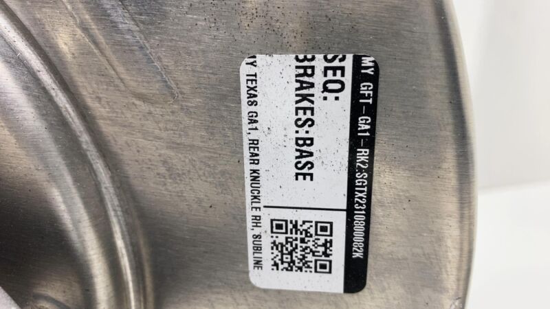 1288416-00-A ⭕ 23-24 Model Y Rear Right Knuckle Hub Fore Toe Link Spring RH AWD 1288416-00-A