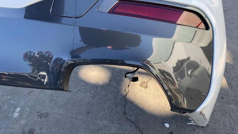 2018-2020 BMW 530e Rear Bumper Cover w/ Park Sensor & Lower Valance Wh