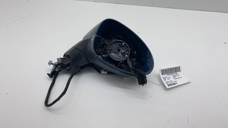 2225.6166BG5D ⭕ 19-23 Cayenne Right Power Folding Door Mirror w/ Blind Spot Blue RH (No Glass)