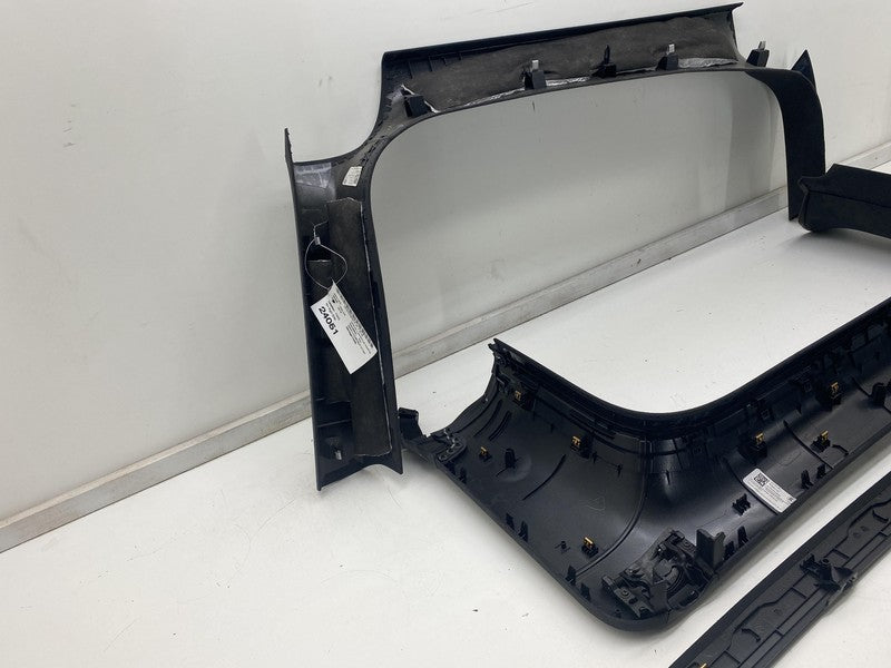 ⭕ 2016-2020 Tesla Model X Rear Right Falcon Door Upper & Lower Trim Garnish RH