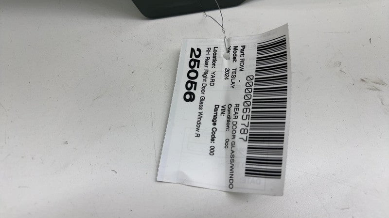 ⭕ 2020-2024 Tesla Model Y MY Rear Passenger Side Door Window Glass Right RH Assy