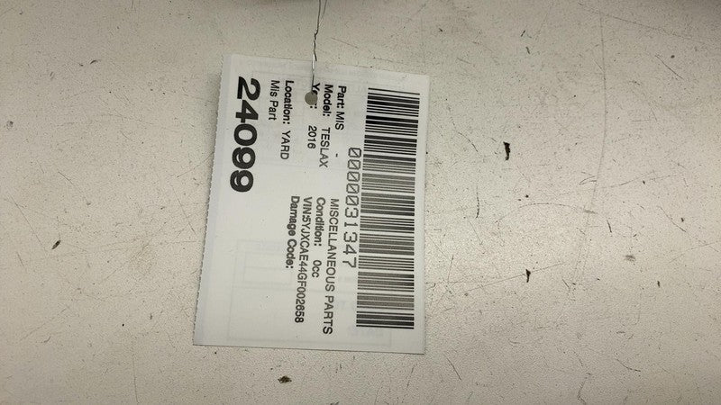 103597500F ⭕2016-2020 Tesla Model X Rear Driver Lower C-Pillar Trim Cover Left 1035975-00-F