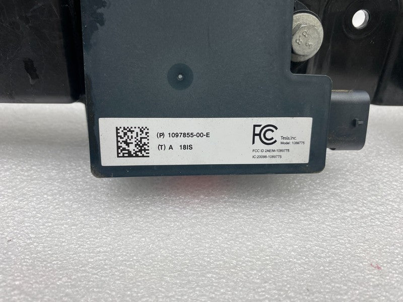 109785500E ⭕ 17-23 Model 3 Rear Bumper Support Bracket w/ BCM Control Module 1097855-00-E