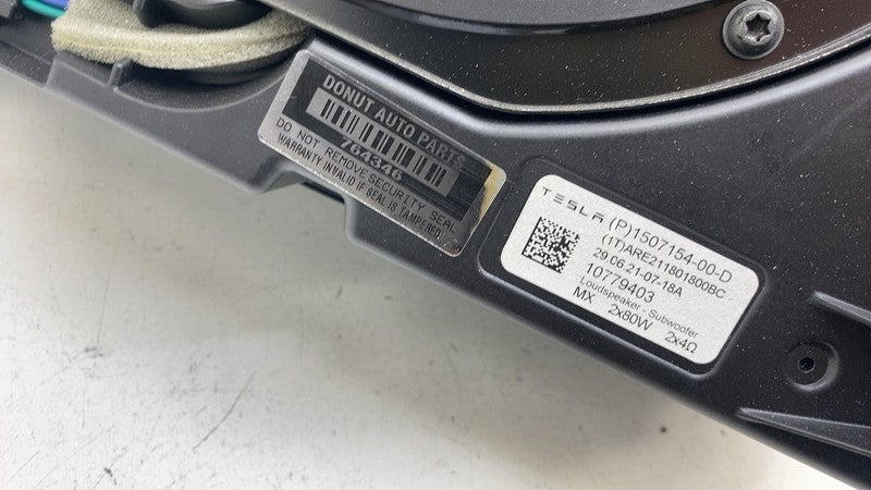 ⭕ 2020-2024 Tesla Model Y Audio Speaker Subwoofer Bass Box Assembly 15