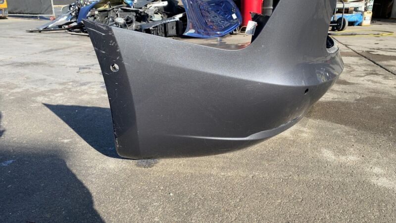 N/A 2017-2022 Tesla Model 3 Rear Bumper Cover w/ Park Sensor Holes Assy Gray - PMNG
