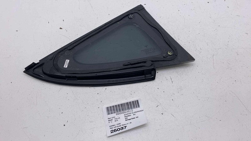 1080703-00 ⭕ 2017-2020 Tesla Model 3 Rear Left Quarter Fixed Window Glass LH OEM 1080703-00