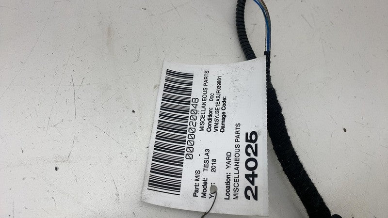 ⭕ 2017-2019 Tesla Model 3 Rear Right Door Wiring Harness Cable Wire 20
